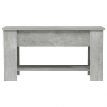 Couchtisch Betongrau 101x49x52 cm Holzwerkstoff