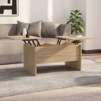 ARDEBO.de - Couchtisch Sonoma-Eiche 80x50x42,5 cm Holzwerkstoff