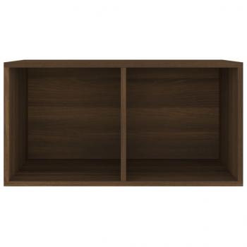 Schallplatten-Box Braun Eiche-Optik 71x34x36 cm Holzwerkstoff