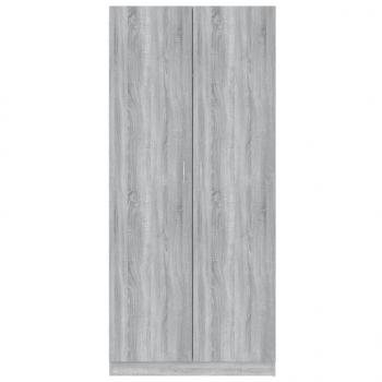 Kleiderschrank Grau Sonoma 90x52x200 cm Holzwerkstoff