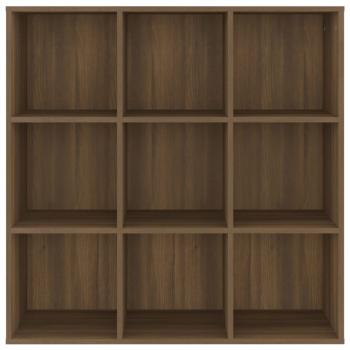 Bücherschrank Braun Eichen-Optik 98x29x97,5 cm