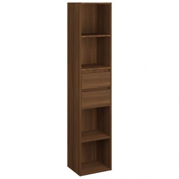 Bücherregal Braun Eichen-Optik 36x30x171 cm Holzwerkstoff