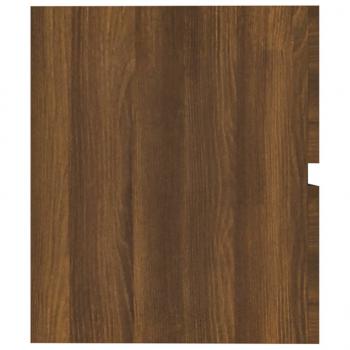 Waschbeckenschrank Braun Eiche 41x38,5x45 cm Holzwerkstoff