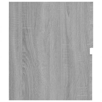 Waschbeckenschrank Grau Sonoma 80x38,5x45 cm Holzwerkstoff