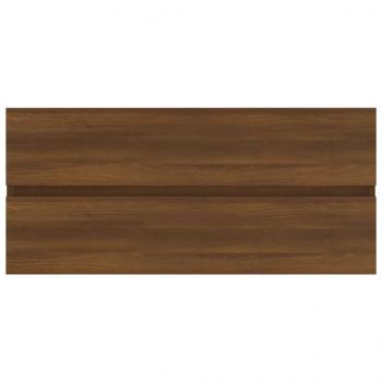 Waschbeckenunterschrank Eiche-Optik 100x38,5x45cm Holzwerkstoff