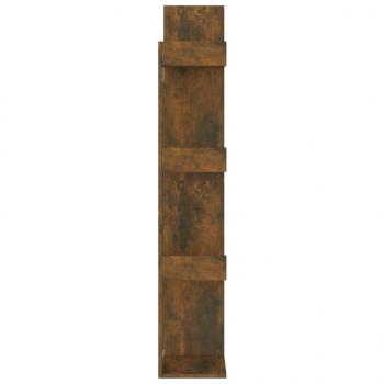 Bücherschrank 48x25,5x140 cm Räuchereiche Holzwerkstoff