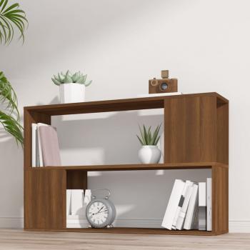 ARDEBO.de - Bücherregal Braun Eichen-Optik 100x24x63 cm Holzwerkstoff