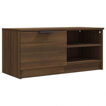 TV-Schrank Braun Ereiche 80x35x36,5 cm Holzwerkstoff