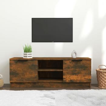 ARDEBO.de - TV-Schrank Räuchereiche 102x35x36,5 cm Holzwerkstoff