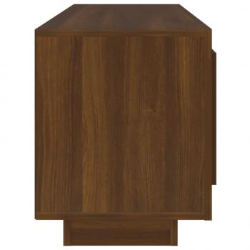 TV-Schrank Braun Eichen-Optik 102x35x45 cm Holzwerkstoff