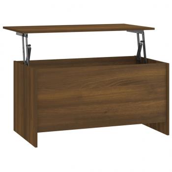 Couchtisch Braun Eichen-Optik 102x55,5x52,5 cm Holzwerkstoff