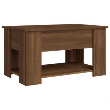 Couchtisch Braun Eichen-Optik 79x49x41 cm Holzwerkstoff