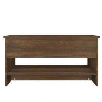 Couchtisch Braun Eichen-Optik 80x50x40 cm Holzwerkstoff