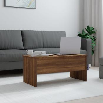 Couchtisch Braun Eichen-Optik 102x50,5x46,5 cm Holzwerkstoff