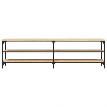 TV-Schrank Sonoma-Eiche 180x30x50 cm Holzwerkstoff und Metall