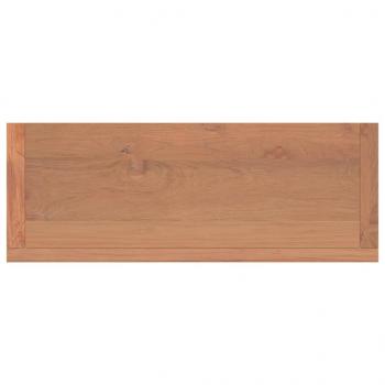 Wandregale 2 Stk. 40x15x4 cm Massivholz Teak