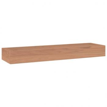 Wandregale 2 Stk. 60x15x4 cm Massivholz Teak