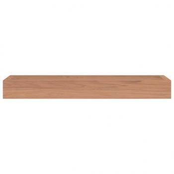 Wandregale 2 Stk. 60x15x4 cm Massivholz Teak