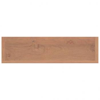 Wandregale 2 Stk. 60x15x4 cm Massivholz Teak