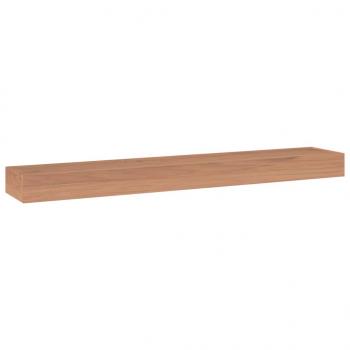 Wandregale 2 Stk. 90x15x4 cm Massivholz Teak