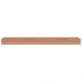 Wandregale 2 Stk. 90x15x4 cm Massivholz Teak