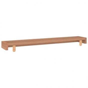 Wandregale 2 Stk. 90x15x4 cm Massivholz Teak