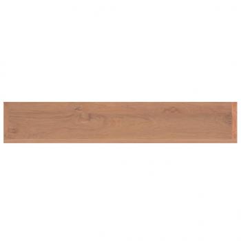 Wandregale 2 Stk. 90x15x4 cm Massivholz Teak