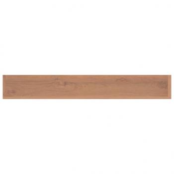 Wandregale 2 Stk. 110x15x6 cm Massivholz Teak