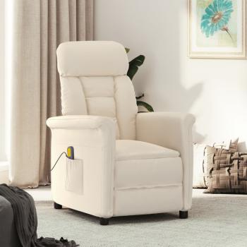 ARDEBO.de - Massagesessel Beige Mikrofasergewebe