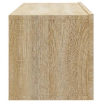 TV-Wandschränke 2 Stk. Sonoma-Eiche 100x30x30 cm Holzwerkstoff