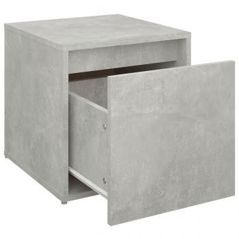 Schubladenbox Betongrau 40,5x40x40 cm Holzwerkstoff