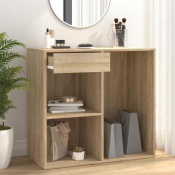 ARDEBO.de - Kosmetikschrank Sonoma-Eiche 80x40x75 cm Holzwerkstoff