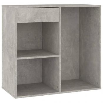 Kosmetikschrank Betongrau 80x40x75 cm Holzwerkstoff