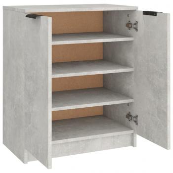 Schuhschrank Betongrau 59x35x70 cm Holzwerkstoff