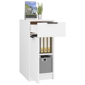 Büroschrank Weiß 33,5x50x75 cm Holzwerkstoff