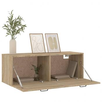 Wandschrank Sonoma-Eiche 100x36,5x35 cm Holzwerkstoff