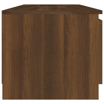 TV-Schrank Braun Eichen-Optik 140x40x35,5 cm Holzwerkstoff