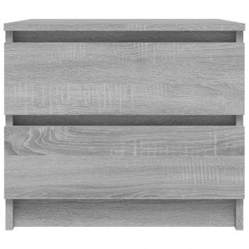 Nachttische 2 Stk. Grau Sonoma 50x39x43,5 cm Holzwerkstoff