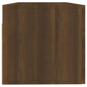 Wandschrank Braun Eichen-Optik 100x36,5x35 cm Holzwerkstoff