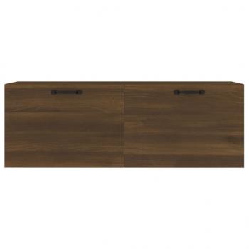 Wandschrank Braun Eichen-Optik 100x36,5x35 cm Holzwerkstoff