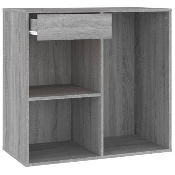 Kosmetikschrank Grau Sonoma 80x40x75 cm Holzwerkstoff