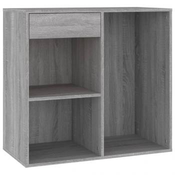 Kosmetikschrank Grau Sonoma 80x40x75 cm Holzwerkstoff