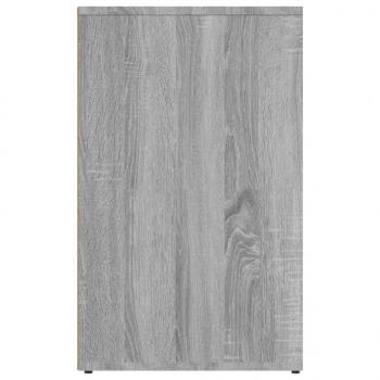 Regal für Schminktisch Grau Sonoma 80x40x65 cm Holzwerkstoff