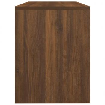 Schminkhocker Braun Eichen-Optik 70x35x45 cm Holzwerkstoff