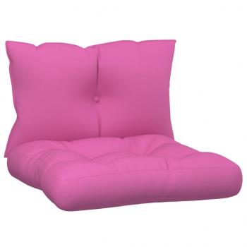 Palettenkissen 2 Stk. Rosa Oxford-Gewebe