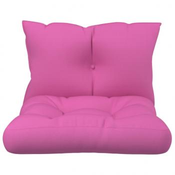 Palettenkissen 2 Stk. Rosa Oxford-Gewebe