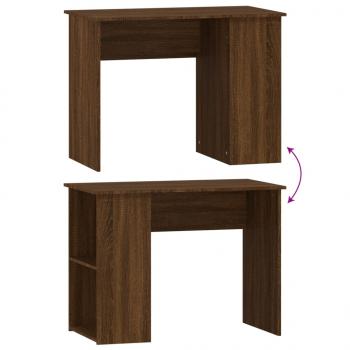 Schreibtisch Braun Eichen-Optik 100x55x75 cm Holzwerkstoff