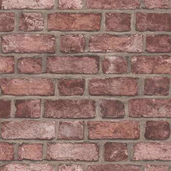 ARDEBO.de - Homestyle Tapete Brick Wall Rot