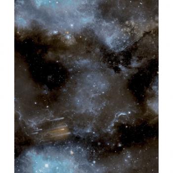 ARDEBO.de - Noordwand Tapete Good Vibes Galaxy with Stars Blau und Schwarz