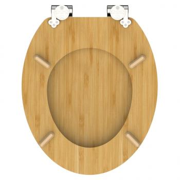 SCHÜTTE WC-Sitz mit Absenkautomatik NATURAL BAMBOO